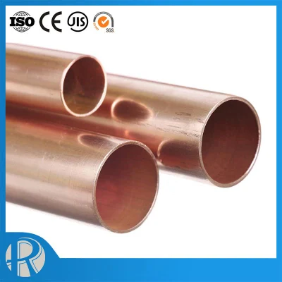 ASTM B280 Grado C21000 C23000 C26000 C27000 C27400 C28000 Tubo de bronce de latón de cobre pulido/tubo de bronce de latón de cobre de 1/2