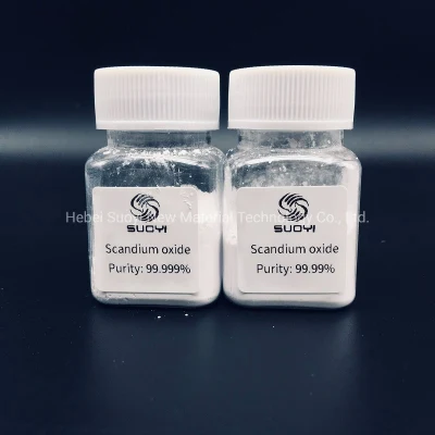 Scandia Sc2o3 4n de alta pureza, 99,999% de óxido de escandio puro, las mejores ventas
